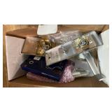 Marks Metro 116A Satin Chrome US26D Entry Left Handed (In-Swing) Thru-Bolted Mortise Lockset With Angled Lever Escutcheon Plates