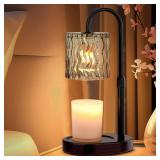 GOIUEDBZ Candle Warmer Lamp Electric Timer: Dimmable Candles Warming Lamps - Height Adjustable Burner Jar - No Flame Scented Melts Wax - All Candle Jars Home Decor Table Light