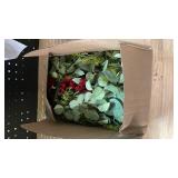 DearHouse 6ft Pine Christmas Garland with Red Berries and Eucalyptus Leaves for Holiday Season Mantel Fireplace Table Runner Centerpiece Decor