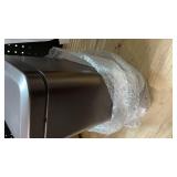 Homie Soft Close, Slim Trash Can 1.6 Gallon with Anti - Bag Slip Liner and Lid, Use as Mini Garbage Basket, Slim Dust Bin, or Decor in Bathroom, Restroom, Kitchen, or Bedroom (Bronze)