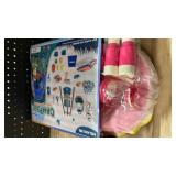 Meland Kids Camping Set for Girls - Camping Tent Toys for Girls Indoor Outdoor Pretend Play, Christmas Birthday Gift Idea for Toddler Girl Age 3,4,5,6 Year Old