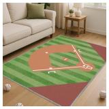 Rnmdn Baseball Rug for Bedroom â 3