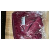 Amazon Basics Lightweight Super Soft Easy Care Microfiber 4 Piece Bed Sheet Set with 14-Inch Deep Pockets, Comfortable Queen, Burgundy, Solid