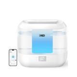Dreo Smart Humidifiers for Bedroom, Top Fill 4L Supersized Humidifier Large Room with 28 dB, 36H Runtime, Touch/APP/Voice Control, Nightlight, Cool Mist Humidifiers for Baby, Plants, Indoor, White