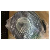 AR-PRO (2-Pack) 10-Inch Solid Rubber Tire Wheels - Replacement 4.10/3.50-4\" Flat Free Tire with 5/8\" Bearings, 2.2\" Offset Hub - Compatible with Hand Truck, Wheelbarrow, Dolly, Gorilla Carts