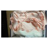 33x20x1.5 Breathable Crib Mattress Protector, Gel Memory Foam Toddler Mattress, Portable Crib Mattress Cover with Sheet for Mini Cribs & Baby Bassinet (Pink)