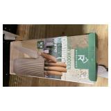 Kitchen Knife Set, Retrosohoo 6-Pieces Khaki Sharp Knife Block Sets for Kitchen, Non-stick Non-slip Stainless Steel Chef knives with Universal Block Suitable for Home Restaurant (Khaki)