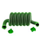 AVERONR 15 FT Extra Long Sewer Hose for RV Camper - Heavy Duty Sewage Hose with 2 Caps - TEP Material Resists Crushing Odor-Proof and Leak-Proof (15-Ft)