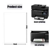 Smanzu 50 Pack 4x6 White Cardstock Paper Blank Thick Heavyweight 92lb Card Stock for Making Index Cards, Invitations cards, Postcards