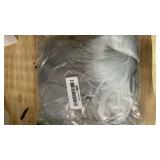 DAZCOS Anime Women Cosplay Wig 27.56 Inch Costume Accessories for Party Christmas Halloween (Silver White)