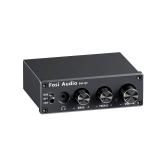 Fosi Audio Q4 DAC Headphone Amp for PC, Desktop Digital to Analog Audio Converter for Home Stereo Amplifier and Powered Speakers, PC-USB/Optical/Coaxial Inputs, 3.5mm Headphone/RCA Outputs