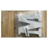 Zaruatu 6 Inch White Wood Letters Unfinished Wood Letters for Wall Decor Decorative Standing Letters White Block Letters for Craft Home Party Projects