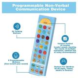 Joyreal AAC Device for Autism, Non Verbal Communication Tools for Speech Therapy & Stroke Rehab. Autism Talking Aids with 6 Programmable Buttons & Adjustable Volume, Autism Toys for Kids and Adults