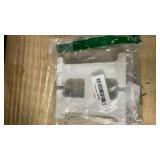 Zaruatu 6 Inch White Wood Letters Unfinished Wood Letters for Wall Decor Decorative Standing Letters White Block Letters for Craft Home Party Projects (H)