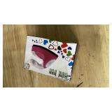 GoLashFun Mini Craft Iron Mini Heat Press Small Iron Portable Handy Travel Heat Iron-on for Transfers,Clothes,Crafts,Patches,DIY (Mini White)