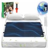 Grounding Mat for Bed, Grounded Pad for Sleep, Anti-Slip PU Leather Grounded Mat with Grounding Cord (27