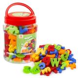 Coogam Magnetic Letters Numbers Alphabet Fridge Magnets Colorful Plastic ABC 123 Educational Toy Set Preschool Learning Spelling Counting Uppercase Lowercase Math for 3 4 5 Years Kid(78 Pcs)