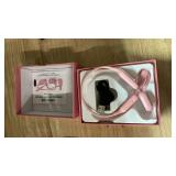 Open Ear Headphones with Mic, 29g Bluetooth Headset, Sweat Resistant,12Hrs, Dual Connect, Wireless Bluetooth Headphones with Noise Cancelling Microphone & Mute, for Work, Workout, Driving, Call, Pink