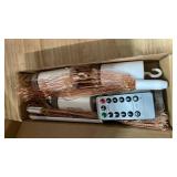 Techip 4Pcs Multicolor String Lights - 225LED Copper Wire Hanging Lights with Remote, 8 Modes, Waterproof for Wedding & Christmas Decorations