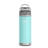 THERMOS ICON SERIES, Stainless Steel Water Bottle with Spout - 24 Ounce, Sea Green - Vacuum Insulated Water Bottle with Lid