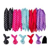 30 Pieces Hair Curler Rollers DIY Night Sleep Foam Hair Styling Tools Flexible Soft Sponge Pillow Curlers Rollers With Storage Bag (5 Colors)