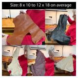 3 lbs Genuine Leather Scraps â Large Pieces (Avg 8\"x10\" to 12\"x18\") â Full & Top Grain Upholstery Remnants â Assorted Earth Tones for Crafts, Repairs, Wallets, & DIY â Soft & F