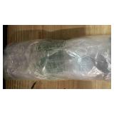 ALEXPRE 100 Pcs Clear Dessert Cups with Spoons 5 Oz Plastic Parfait Cup Disposable Appetizer Cup Round Serving Goblet Cup Dessert Cup for Party Fruit Ice Cream Mousse Pudding Appetizer Bowl (Clear)