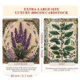 Herbal Whisper Oracle Cards, Oracle Cards with Meanings, 46 Spiritually Inspired Cards to Help You Grow, Explore, Embrace The Wisdom and Insight of Plant Magick in Your Everyday Life (3.42\" Ã 4.72