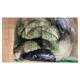 Beanie hat wig. Black hair