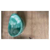 Pottery Herb Stripper Bowl â 4-Slot Herb Stripper for Kale, Herbs & Broccoli | Dishwasher-Safe, Ergonomic Design | Fast Leaf Removal, Space-Saving for Kitchens & RVs(Cyan)