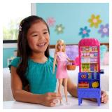 Barbie and Teresa Recipe for Friendship Fashion Doll & Playset, Malibu at The Market Theme with 11 Accessories Including Market Stand & Food