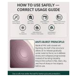 Trideer Exercise Ball Yoga Ball â Office Seating & Balance Ball Chair, Stability Ball for Pilates, Physical Therapy,Core Training & Balance Improvement & Stretching