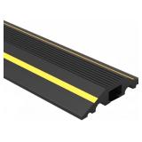 6FT Floor Cord Cover-Cord Cover Floor,Power Cable Protector Soft Extension Floor Cable Cover to Organize and Protect Wire on Floor, Electrical Cord Covers for Floor (6ft)