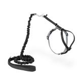 PetSafe Come with Me Kitty Cat Harness & Bungee Leash - Comfortable No-Choke Harness with Lightweight Bungee Leash for Outdoor Fun - Escape Free Pulling Prevention - Small - Black