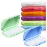 Braces Wax for Teeth 6 Pack Dental Care Orthodontic Wax for Braces Wearer (6 Pack, Colorful)