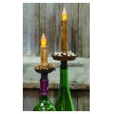 CWI Gifts Taper Candle Holder - Iron Candle Stick Candle Holders - Farmhouse Candlestick Holders - Fireplace Mantel Decor - 1 Piece 2.75in