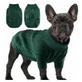 Baobicute Small Dog Sweater Clothes Pullover Knitted Dog Coat Sweaters for Small Dogs Cats Girl Boy Thick Warm Puppy Clothes for Chihuahua Yorkie Bulldog Christmas Cold Weather Pet Outfits