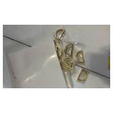 20 Pcs Stainless Steel Napkin Rings Valentine