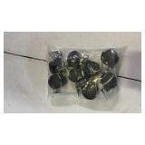 CHENJIN 8PCS Furniture Flat Plastic Swivel Casters 1 inch Nylon Foot Plastic Wheels Self Adhesive Casters Electrical PU Silent Wheels Suitable for Small Appliances Furniture Trash Bins Storage Boxes