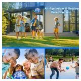 2025 Upgraded Flying Orb Ball Toys, Hand Controlled Spinner Toy with Colorful LED Lights â 360Â° Hover Spinning Top for Teens & Adults, Fun Motion Toy, Rechargeable Gift for Boys & Girls (Blue)