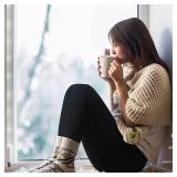 A 3 Pack Fleece Lined Leggings Women High Waisted Warm Winter Yoga Pants for Women Thermal Running Workout Leggings