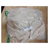 decorUhome Spring Corduroy Beige Euro Sham Throw Pillow Covers 26x26 Set of 2 Decorative Soft Boho Farmhouse Couch Pillow Covers for Living Room Bed Sofa Broadside Striped Pillow Cases