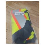 JKSafety 9 Pockets Women Hi-Vis Reflective Safety Vest | Mesh Neon Yellow | Reflective Strips with Orange Extended Trims | ANSI Compliant (168-Yellow, M)