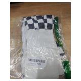 Dussdil Black White Checkered Kitchen Hanging Towel 14 x 18.2 Inch Plaid Lattice Hand Tie Towels Set 2 Pcs Tea Bar Dish Cloths Dry Towel Soft Absorbent Thin Durable for Bathroom Laundry Room Decor