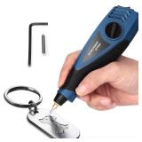 Engraver Pen, 25W 6 Speed Engraving Pen for Metal, Wood, Glass and Plastic, Handheld Engraving Etching Tool with Tungsten Carbide Steel Bit and Hex Key