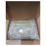 Shimeyao 10 Pack Gold Cabinet Pulls 5\"(128mm) Hole Center Vintage Cabinet Pulls Handles Drawer Handles Closet for Kitchen Bathroom Drawer Dresser Pull Hardware Hole Center