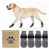 KOOLTAIL Anti Slip Dog Socks to Prevent Licking Paws,Dog Shoes for Hot Pavement & Hardwood Floors,Durable Soft Double Sided Grippy Socks for Small Medium Large Dogs, Traction Control for Senior Dogs