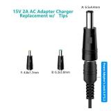 15V 2A AC DC Power Supply Adapter Charger Cable Cord for Theragun mini 1.0 G4 Theragun Prime/Prime pro Theragun Massager Gun,Theragun Prime (Only Fit Theragun Mini Gen 1.0 / Theragun Prime)