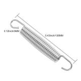 40 Pack Trampoline Springs 5.5â Heavy Duty Galvanized Steel Replacement Trampoline Parts Springs with T Hook, Great for Outdoor Trampoline Aotob, Skywalker, JumpKing, UpperBounce, SkyBound