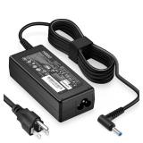 Charger Compatible with HP Laptop Computer 65W 45W Smart Blue Tip Power Adapter